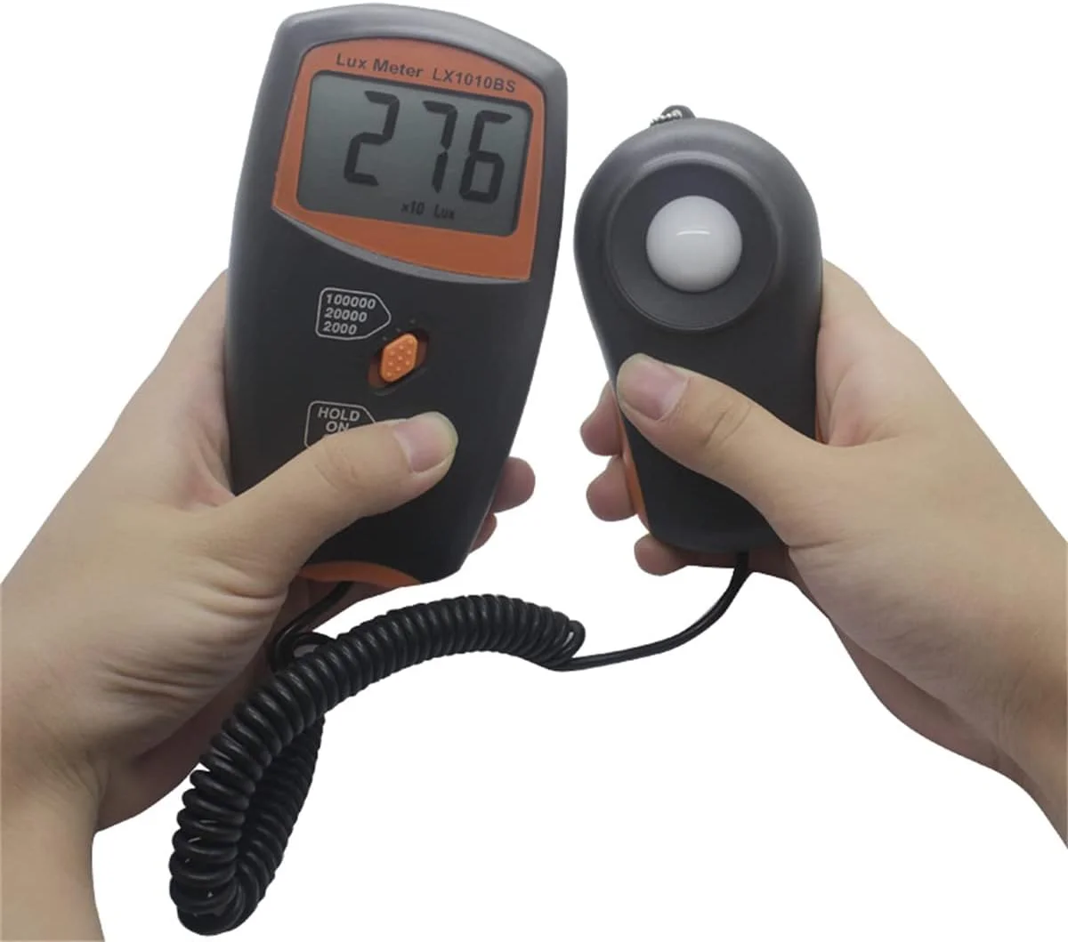 نورسنج دیجیتال SKEIDO با محدوده 0.1Lux تا 100,000Lux و صفحه نمایش LCD، قابل حمل برای تشخیص شدت نور مدل LX1010BS با دقت بالا نورسنج دیجیتال SKEIDO با محدوده 0.1Lux تا 100,000Lux و صفحه نمایش LCD، قابل حمل برای تشخیص شدت نور مدل LX1010BS با دقت بالا