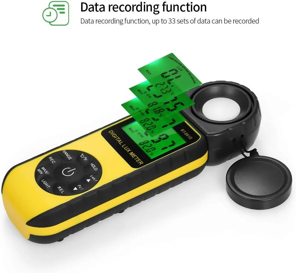 نورسنج دیجیتال مدل BTMETER BT-881E، اندازه گیری نور 0.01~300,000 لوکس (0.01~30,000 FC)، مناسب برای گیاهان و تست نور آکواریوم نورسنج دیجیتال مدل BTMETER BT-881E، اندازه گیری نور 0.01~300,000 لوکس (0.01~30,000 FC)، مناسب برای گیاهان و تست نور آکواریوم