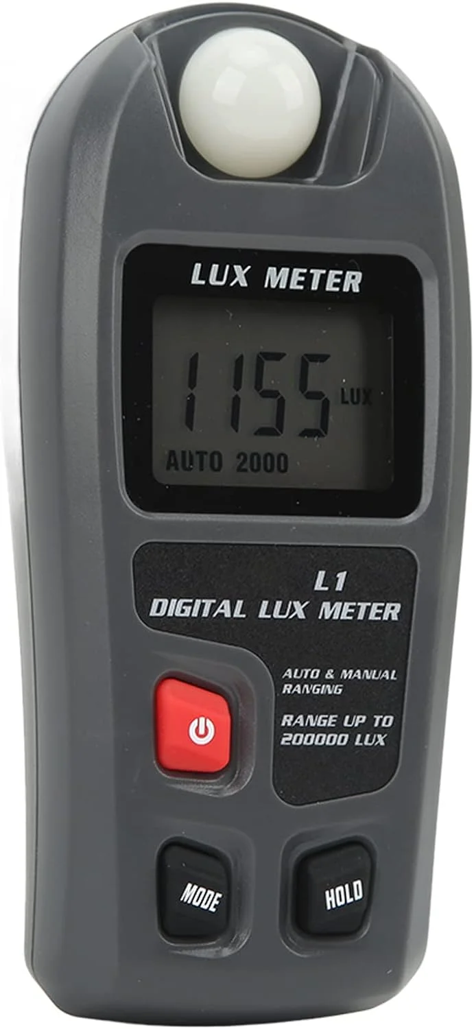 نورسنج دیجیتال Asixxsix، لوکس متر دیجیتال 0.1-20000LX، محدوده اندازه گیری 0.01-20000 FC با صفحه نمایش LCD، نگه داشتن داده ها، ذخیره سازی داده ها برای تست نور داخلی و خارجی نورسنج دیجیتال Asixxsix، لوکس متر دیجیتال 0.1-20000LX، محدوده اندازه گیری 0.01-20000 FC با صفحه نمایش LCD، نگه داشتن داده ها، ذخیره سازی داده ها برای تست نور داخلی و خارجی