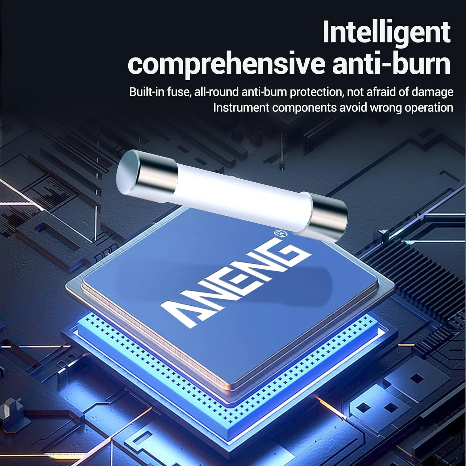 مولتی متر دیجیتال 6000 رقمی Morelian 681، ضد سوختگی هوشمند، قابل شارژ، تستر جهانی NCV، LCD بزرگ 5 اینچی با نور پس زمینه و چراغ قوه برای ولتاژ، مقاومت، ظرفیت خازنی و دما مولتی متر دیجیتال 6000 رقمی Morelian 681، ضد سوختگی هوشمند، قابل شارژ، تستر جهانی NCV، LCD بزرگ 5 اینچی با نور پس زمینه و چراغ قوه برای ولتاژ، مقاومت، ظرفیت خازنی و دما