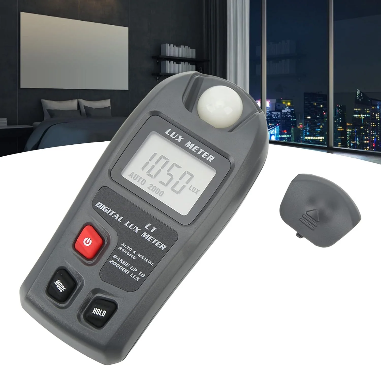 نورسنج دیجیتال Asixxsix، لوکس متر دیجیتال 0.1-20000LX، محدوده اندازه گیری 0.01-20000 FC با صفحه نمایش LCD، نگه داشتن داده ها، ذخیره سازی داده ها برای تست نور داخلی و خارجی نورسنج دیجیتال Asixxsix، لوکس متر دیجیتال 0.1-20000LX، محدوده اندازه گیری 0.01-20000 FC با صفحه نمایش LCD، نگه داشتن داده ها، ذخیره سازی داده ها برای تست نور داخلی و خارجی