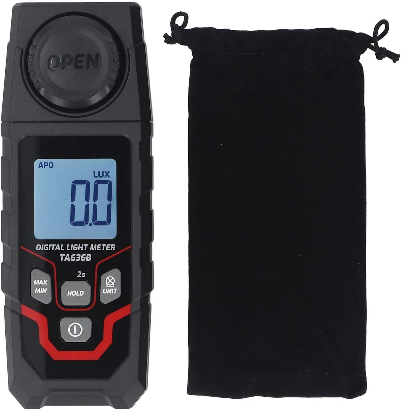 نورسنج دیجیتال، لوکس متر دستی 200,000 LX، نورسنج LED برای رشد گیاهان، عکاسی فیلم