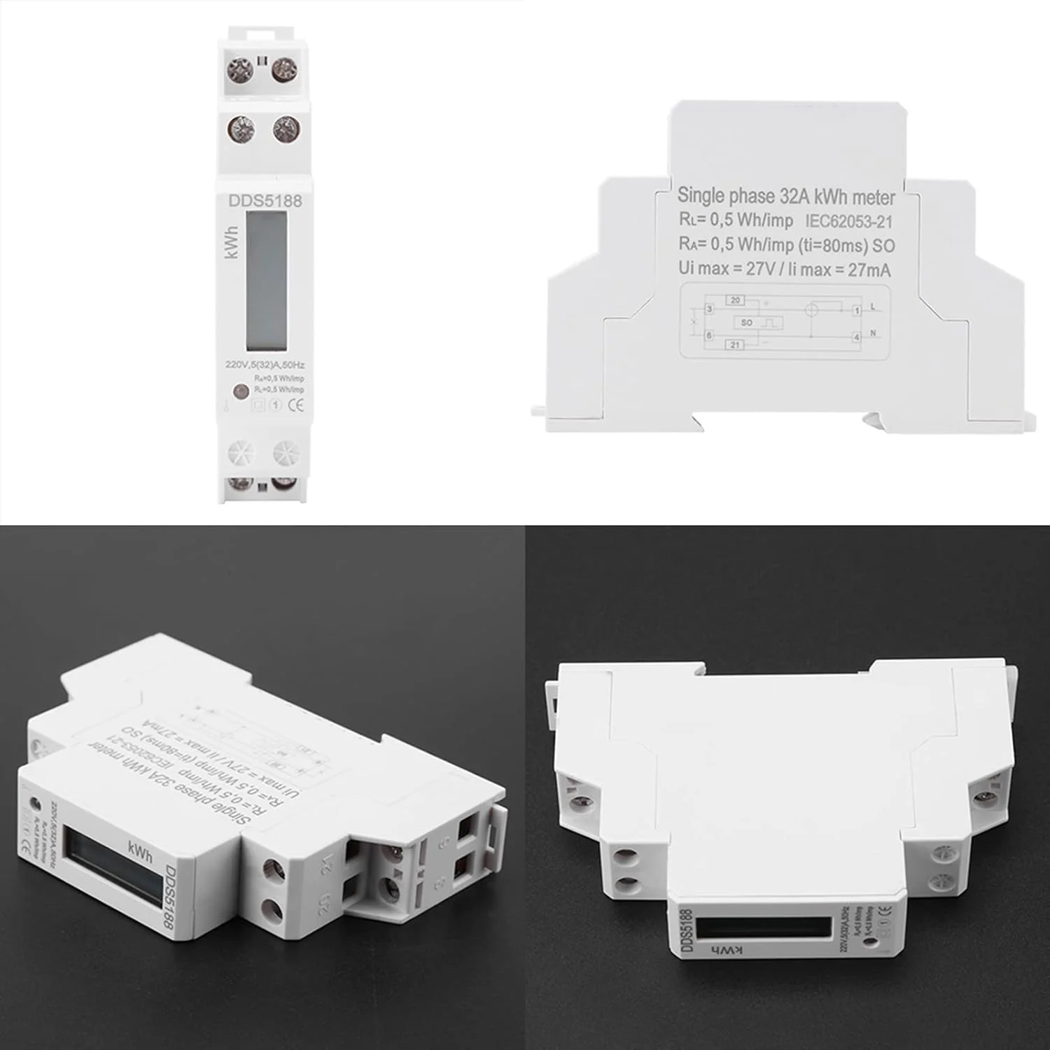 کنتور برق تک فاز دیجیتال LCD 220 ولت، 5-32 آمپر، کنتور کیلووات ساعت الکترونیکی، قابلیت اطمینان بالا، حجم کم، وزن سبک، فناوری پیشرفته، برای نصب ثابت در محیط داخلی کنتور برق تک فاز دیجیتال LCD 220 ولت، 5-32 آمپر، کنتور کیلووات ساعت الکترونیکی، قابلیت اطمینان بالا، حجم کم، وزن سبک، فناوری پیشرفته، برای نصب ثابت در محیط داخلی