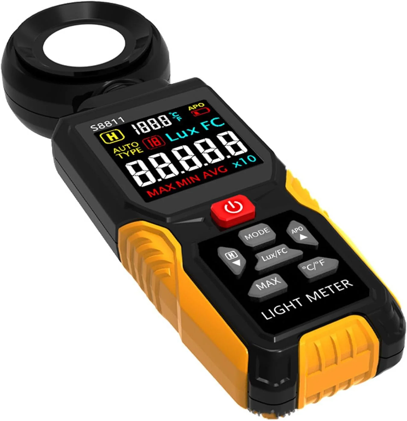 نورسنج حرفه ای با دقت بالا، ابزار اندازه گیری روشنایی با صفحه نمایش LCD، نورسنج دیجیتال با دقت بالا نورسنج حرفه ای با دقت بالا، ابزار اندازه گیری روشنایی با صفحه نمایش LCD، نورسنج دیجیتال با دقت بالا