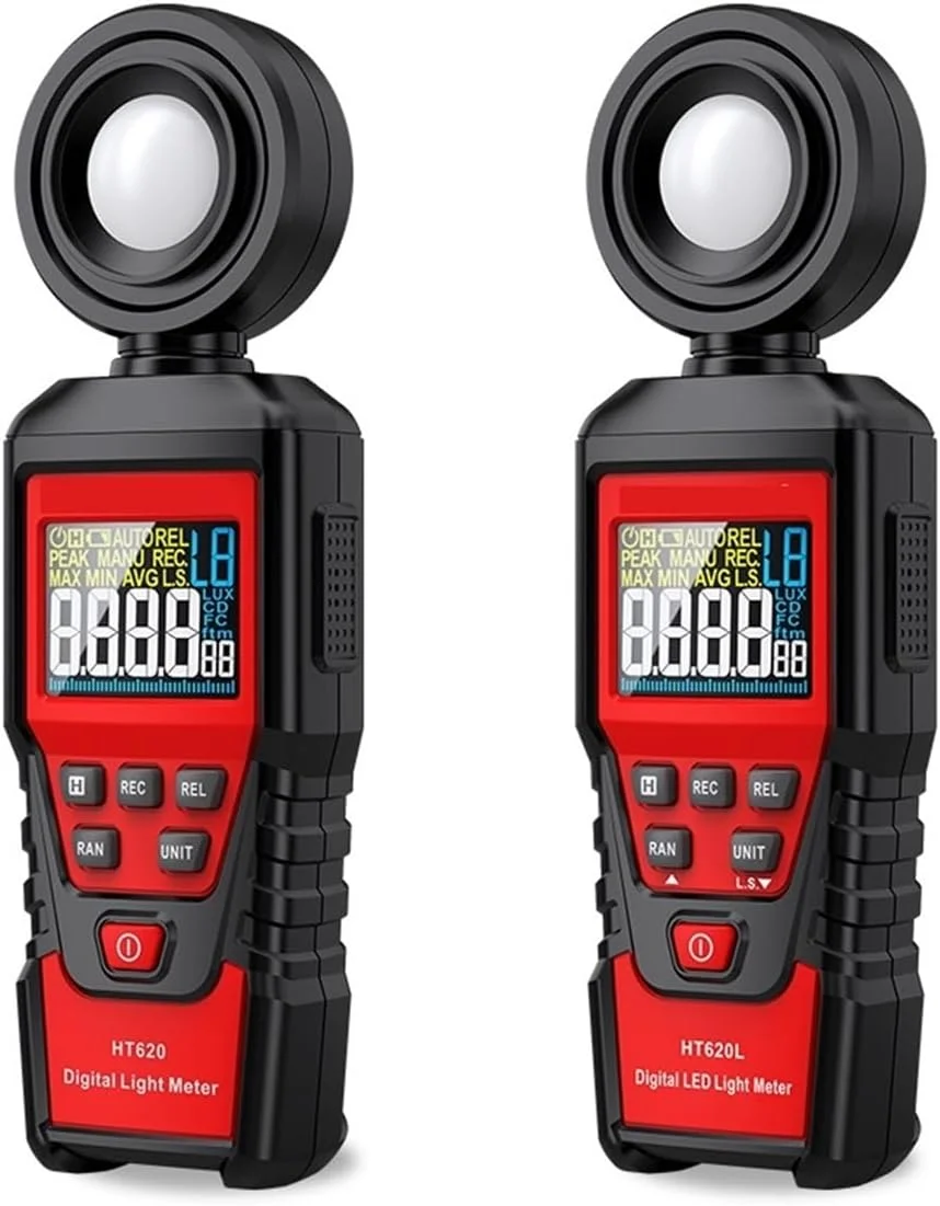 نورسنج دیجیتال 100000 لوکس، نورسنج حرفه ای لوکس متر، تست FC، روشنایی سنج LED با دقت بالا (620L)
