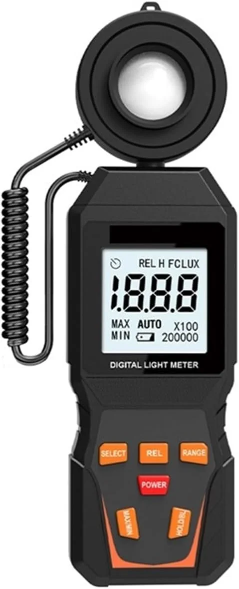 نورسنج دیجیتال با حداکثر 200,000 لوکس، لوکس متر، نورسنج روشنایی، فتومتر LCD اتوماتیک نورسنج دیجیتال با حداکثر 200,000 لوکس، لوکس متر، نورسنج روشنایی، فتومتر LCD اتوماتیک