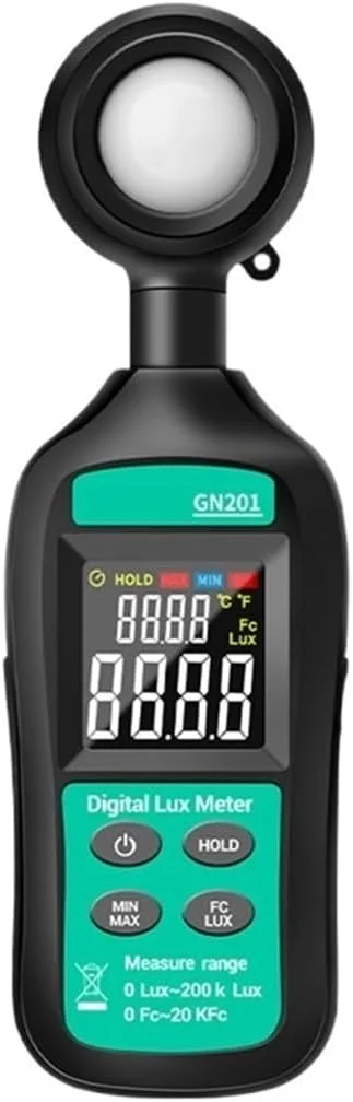 نورسنج، لوکس متر دیجیتال 200K لوکس متر فتومتر رادیومتر UV نورسنج دستی فتومتر نورسنج، لوکس متر دیجیتال 200K لوکس متر فتومتر رادیومتر UV نورسنج دستی فتومتر