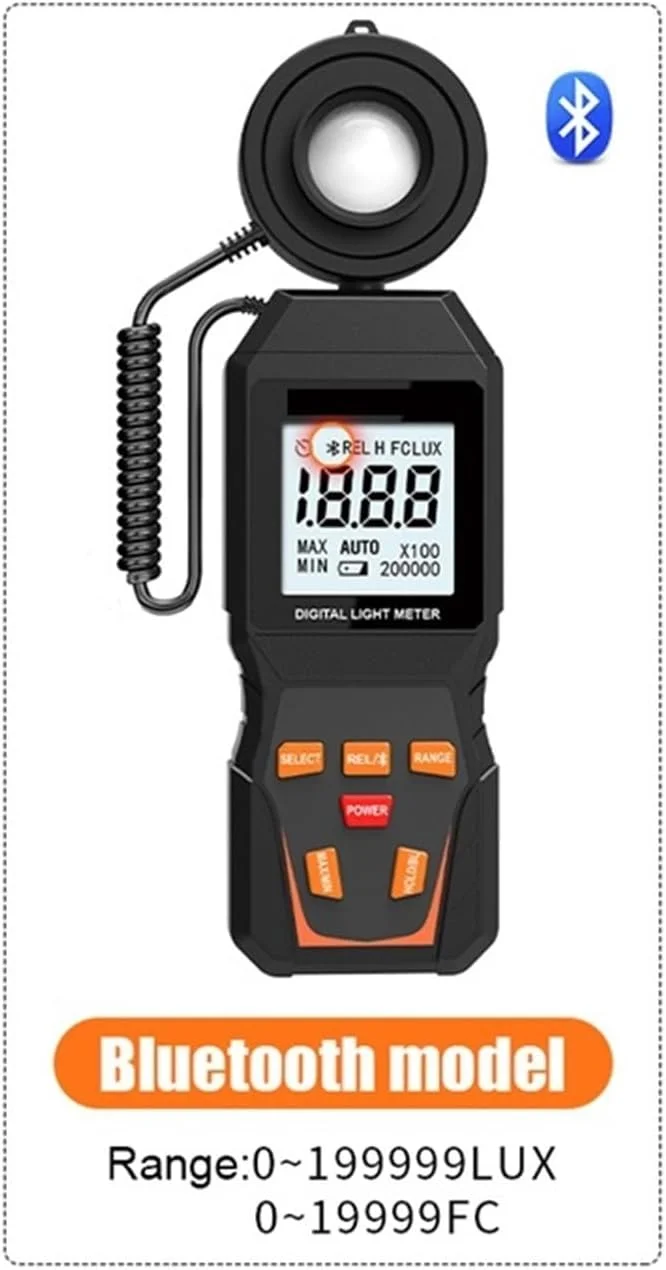 نورسنج دیجیتال با حداکثر 200,000 لوکس، لوکس متر، نورسنج روشنایی، فتومتر LCD اتوماتیک نورسنج دیجیتال با حداکثر 200,000 لوکس، لوکس متر، نورسنج روشنایی، فتومتر LCD اتوماتیک