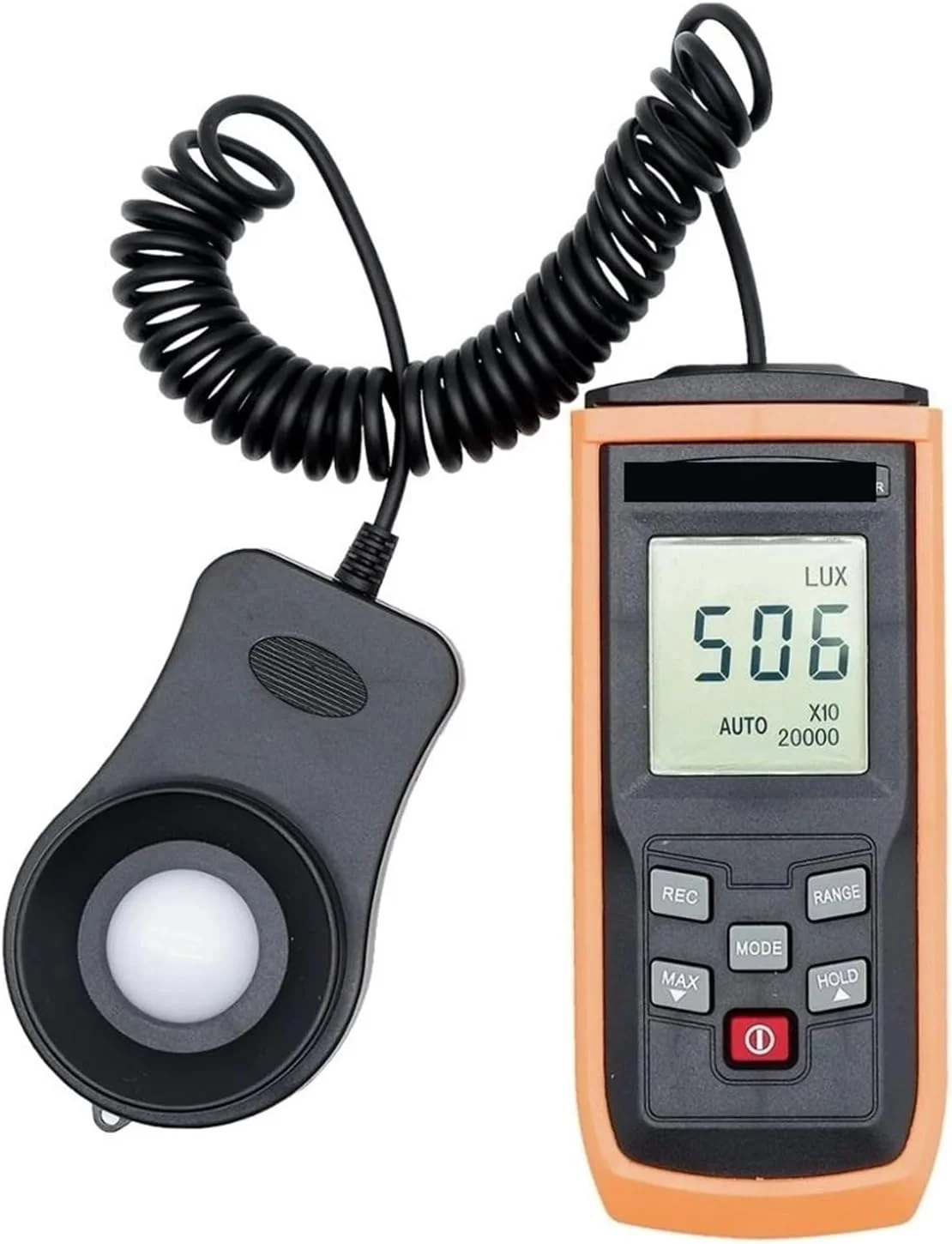 نورسنج دیجیتال، نورسنج دستی LCD عکاسی لومینومتر حداکثر حداقل 0-200000 LUX فوتومتر تستر روشنایی نورسنج دیجیتال، نورسنج دستی LCD عکاسی لومینومتر حداکثر حداقل 0-200000 LUX فوتومتر تستر روشنایی