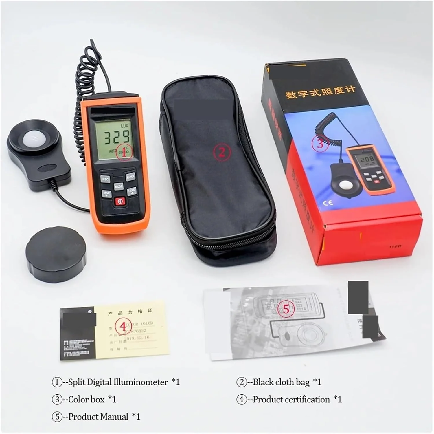 نورسنج دیجیتال، نورسنج دستی LCD عکاسی لومینومتر حداکثر حداقل 0-200000 LUX فوتومتر تستر روشنایی نورسنج دیجیتال، نورسنج دستی LCD عکاسی لومینومتر حداکثر حداقل 0-200000 LUX فوتومتر تستر روشنایی