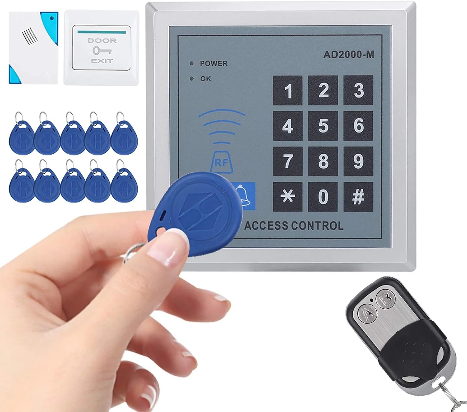 سیستم کنترل دسترسی درب 01، سیستم امنیتی درب با کارت و رمز عبور، قفل هوشمند ضد دستکاری قابل استفاده با سیستم آلارم امنیتی 1102Lb+کارت+رمز عبور+منبع تغذیه 110 ولت سیستم کنترل دسترسی درب 01، سیستم امنیتی درب با کارت و رمز عبور، قفل هوشمند ضد دستکاری قابل استفاده با سیستم آلارم امنیتی 1102Lb+کارت+رمز عبور+منبع تغذیه 110 ولت