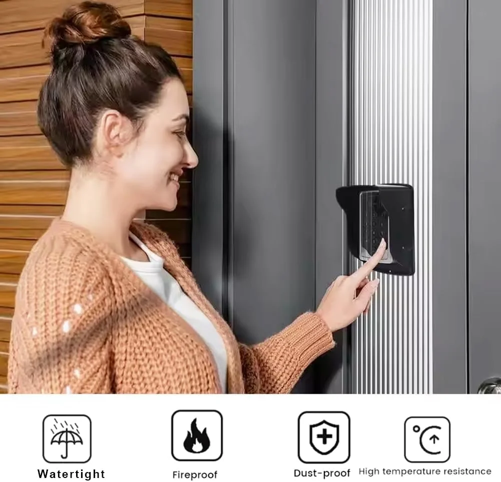 محفظه کنترل دسترسی دیوچه برای کنترلر صفحه کلید، زنگ در، پوشش محافظ در برابر باد و باران (2 عدد) محفظه کنترل دسترسی دیوچه برای کنترلر صفحه کلید، زنگ در، پوشش محافظ در برابر باد و باران (2 عدد)