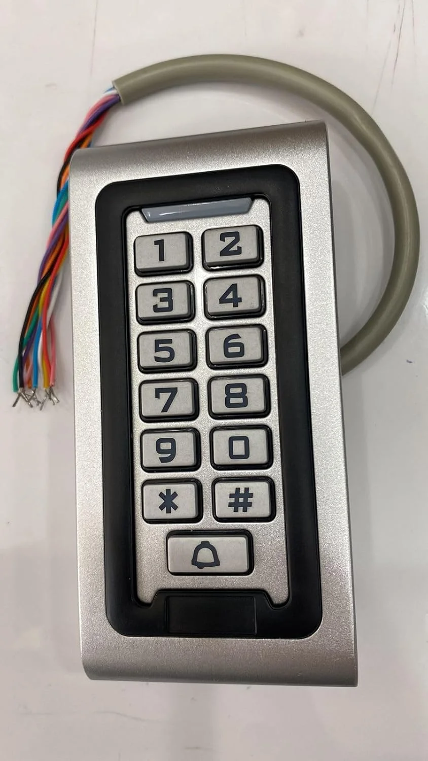 صفحه کلید کنترل دسترسی امنیتی Euromax، صفحه کلید RFID، کنترل دسترسی درب، صفحه کلید مستقل، 2000 کاربر، Wiegand 26 بیتی، پشتیبانی از کارت RFID مجاورتی