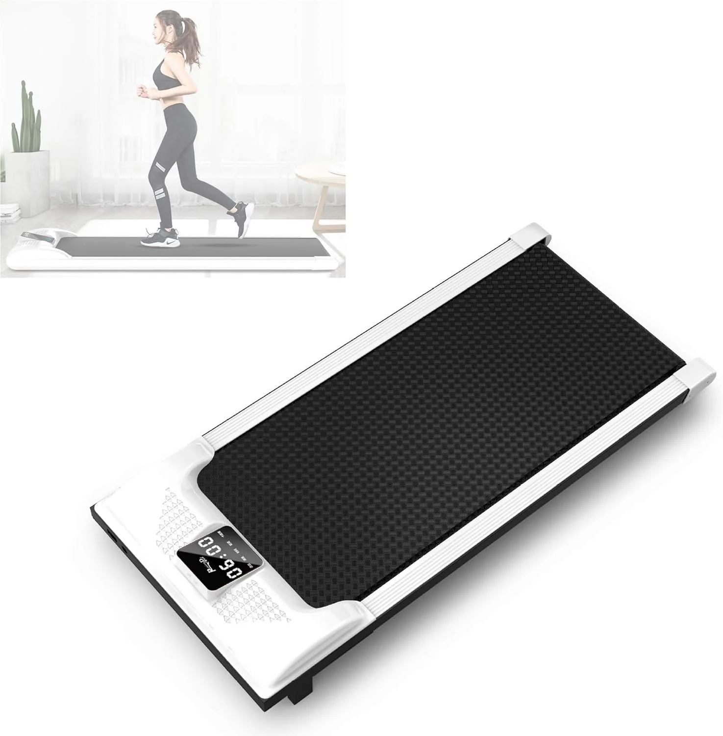 دستگاه پیاده روی باشگاهی FLBTY، تردمیل، سرعت قابل کنترل، قالب گیری یک تکه، کنترل از راه دور بی سیم، طراحی بی صدا، طراحی سبک وزن، دسترسی آسان