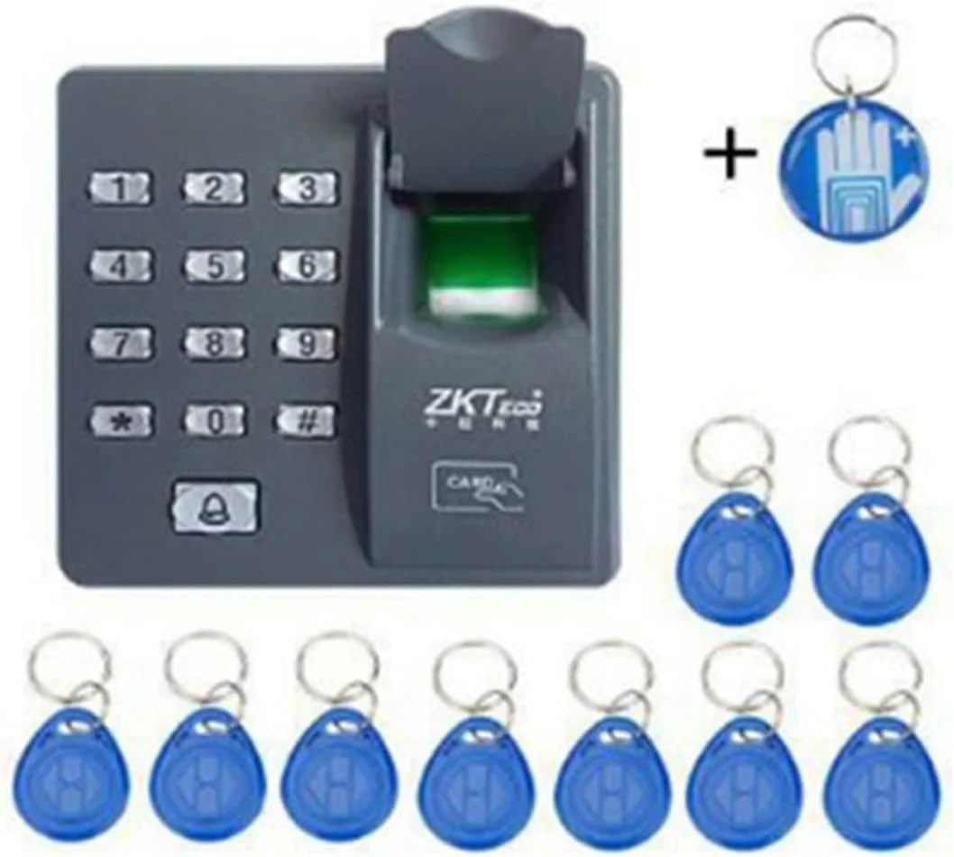 دستگاه ثبت ورود و خروج اثر انگشت GZDtdsd مدل X6 با صفحه کلید RFID برای سیستم کنترل دسترسی شرکت های کوچک و متوسط دستگاه ثبت ورود و خروج اثر انگشت GZDtdsd مدل X6 با صفحه کلید RFID برای سیستم کنترل دسترسی شرکت های کوچک و متوسط