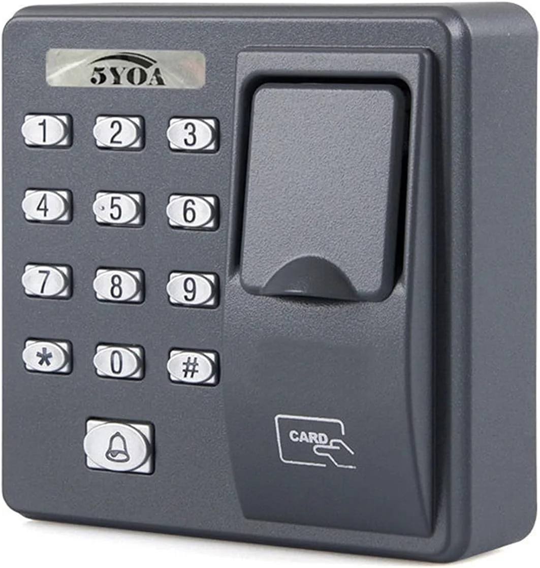 دستگاه کنترل تردد اثر انگشت بیومتریک FYUITGT، سیستم کد اسکنر کارتخوان RFID دیجیتال الکتریکی برای قفل درب، مناسب برای کسب و کارهای کوچک دستگاه کنترل تردد اثر انگشت بیومتریک FYUITGT، سیستم کد اسکنر کارتخوان RFID دیجیتال الکتریکی برای قفل درب، مناسب برای کسب و کارهای کوچک