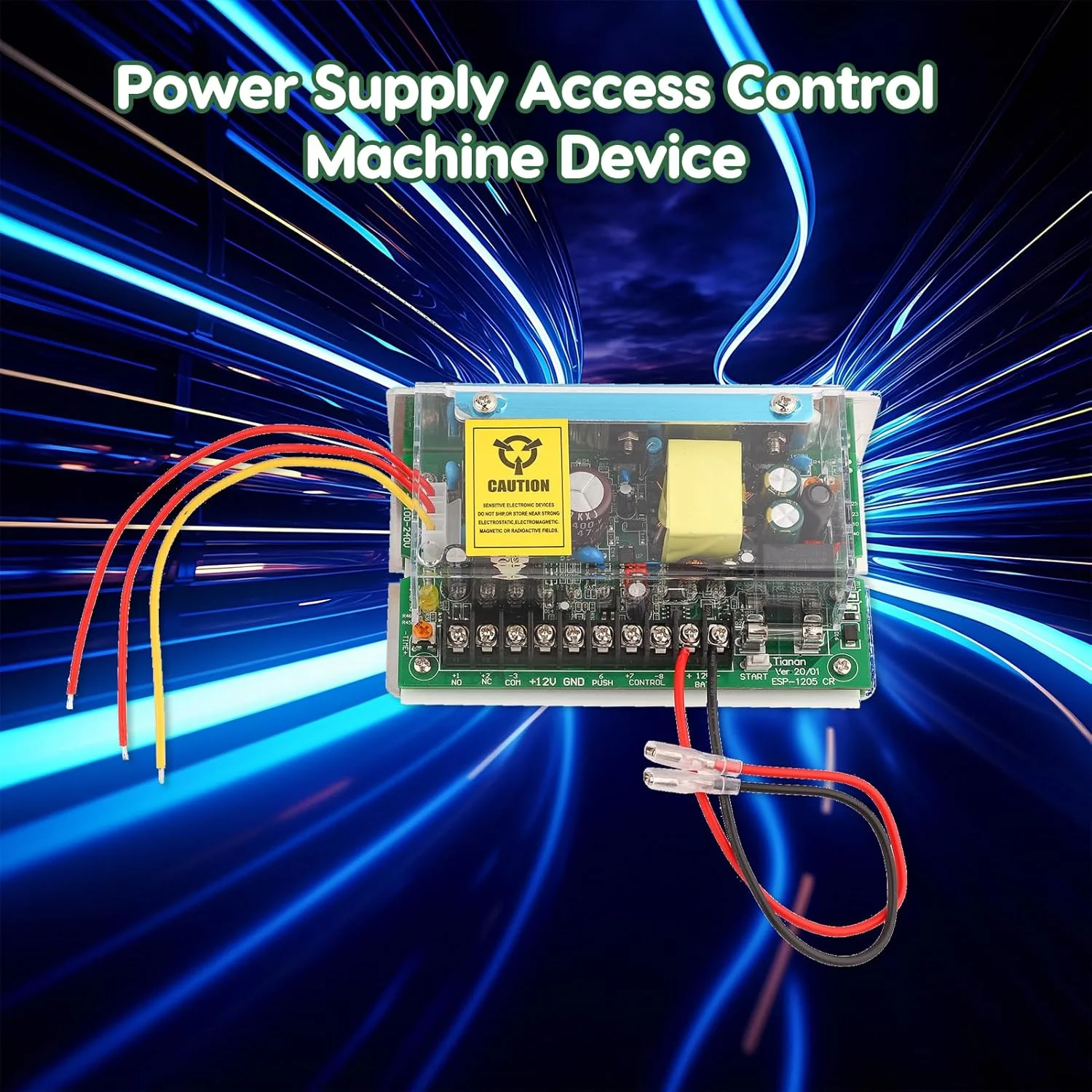 منبع تغذیه 12 ولت / 5 آمپر Garsent برای سیستم کنترل دسترسی بازکننده درب خانه هوشمند با عملکرد محافظت در برابر تخلیه بیش از حد باتری منبع تغذیه 12 ولت / 5 آمپر Garsent برای سیستم کنترل دسترسی بازکننده درب خانه هوشمند با عملکرد محافظت در برابر تخلیه بیش از حد باتری