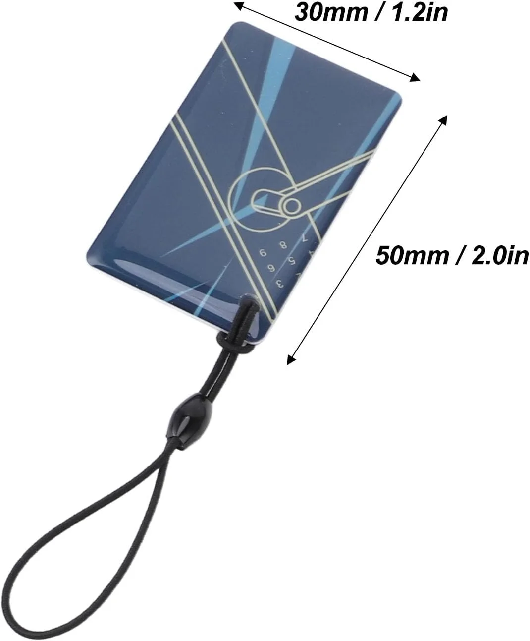 بسته 20 عددی کارت IC، جاسوئیچی کارت IC مجاورتی برای قفل درب هوشمند، جاسوئیچی بدون تماس 13.56 مگاهرتز ضد آب برای سیستم کنترل دسترسی به درب