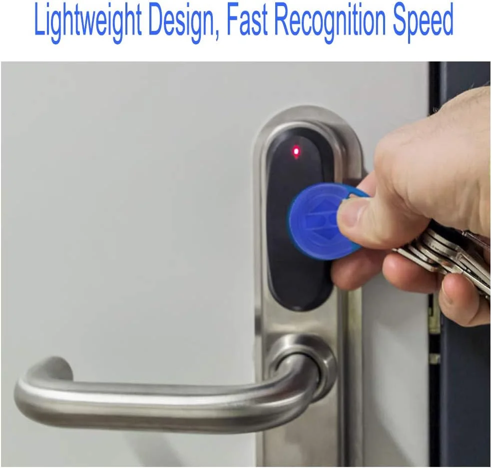 هنرناس، ۱۰۰ عدد جاسوئیچی RFID 125KHz، کارت کنترل دسترسی، کلیدهای قفل برقی ABS ضد آب، کارت EM4100، سازگار با ISO14443A، فقط خواندنی