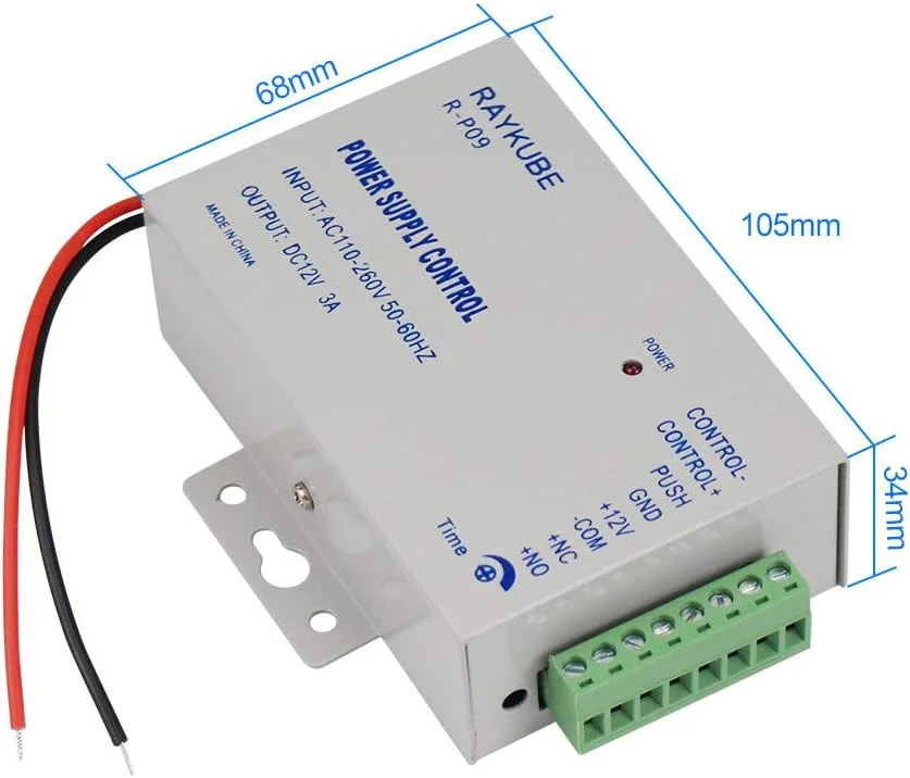 کیت سیستم کنترل دسترسی ارزان قیمت HFeng 125KHz صفحه کلید RFID + کنترلر منبع تغذیه DC12V 3A + دکمه خروج درب + 10 عدد جاسوئیچی کارت برای درب چوبی/فلزی/شیشه ای دزدگیر منزل کیت سیستم کنترل دسترسی ارزان قیمت HFeng 125KHz صفحه کلید RFID + کنترلر منبع تغذیه DC12V 3A + دکمه خروج درب + 10 عدد جاسوئیچی کارت برای درب چوبی/فلزی/شیشه ای دزدگیر منزل