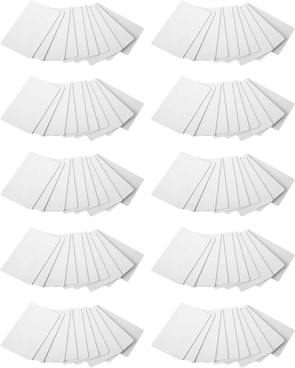 مجموعه کارت شناسایی هوشمند بدون تماس KOSDFOGE RFID برای کنترل دسترسی مجاورت EM4100 125kHz فقط خواندنی PVC سفید 100 عددی مجموعه کارت شناسایی هوشمند بدون تماس KOSDFOGE RFID برای کنترل دسترسی مجاورت EM4100 125kHz فقط خواندنی PVC سفید 100 عددی