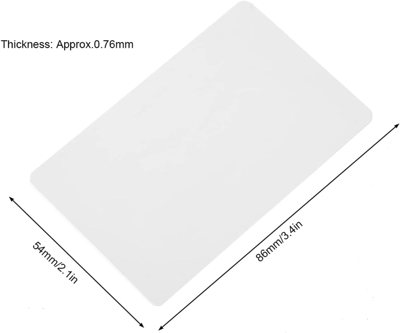 مجموعه کارت شناسایی هوشمند بدون تماس KOSDFOGE RFID برای کنترل دسترسی مجاورت EM4100 125kHz فقط خواندنی PVC سفید 100 عددی مجموعه کارت شناسایی هوشمند بدون تماس KOSDFOGE RFID برای کنترل دسترسی مجاورت EM4100 125kHz فقط خواندنی PVC سفید 100 عددی