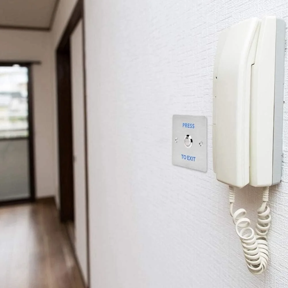 دکمه فشاری خروج - دکمه فشاری خروج درب برای قفل کنترل دسترسی دکمه فشاری خروج - دکمه فشاری خروج درب برای قفل کنترل دسترسی