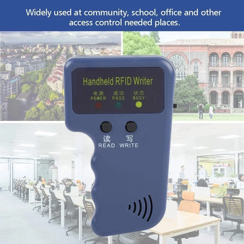 دستگاه کپی کارت RFID با فرکانس 125KHz EM4100، دستگاه قابل حمل برای سیستم کنترل دسترسی دستگاه کپی کارت RFID با فرکانس 125KHz EM4100، دستگاه قابل حمل برای سیستم کنترل دسترسی