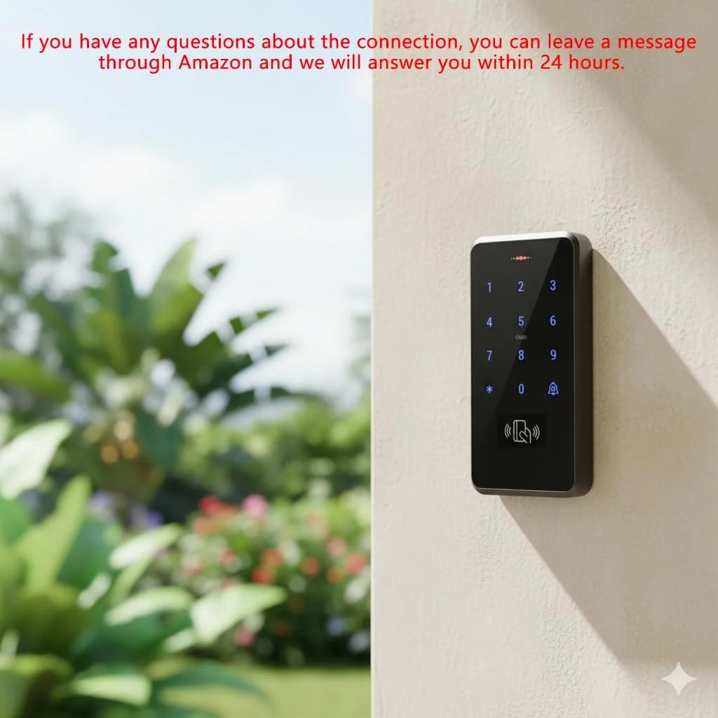 سیستم کنترل دسترسی بیرونی ضد آب IP68 با صفحه کلید RFID، قفل مغناطیسی 180 کیلوگرمی، منبع تغذیه و 10 جاکلیدی سیستم کنترل دسترسی بیرونی ضد آب IP68 با صفحه کلید RFID، قفل مغناطیسی 180 کیلوگرمی، منبع تغذیه و 10 جاکلیدی