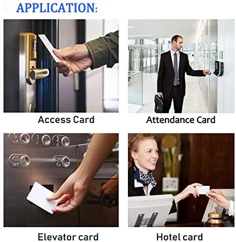 LEXI بسته 20 عددی کارت هوشمند UID قابل بازنویسی، کارت PVC خام RFID قابل تغییر 13.56 مگاهرتز برای کنترل دسترسی درب 1K S50 MF1 Mi-fare LEXI بسته 20 عددی کارت هوشمند UID قابل بازنویسی، کارت PVC خام RFID قابل تغییر 13.56 مگاهرتز برای کنترل دسترسی درب 1K S50 MF1 Mi-fare