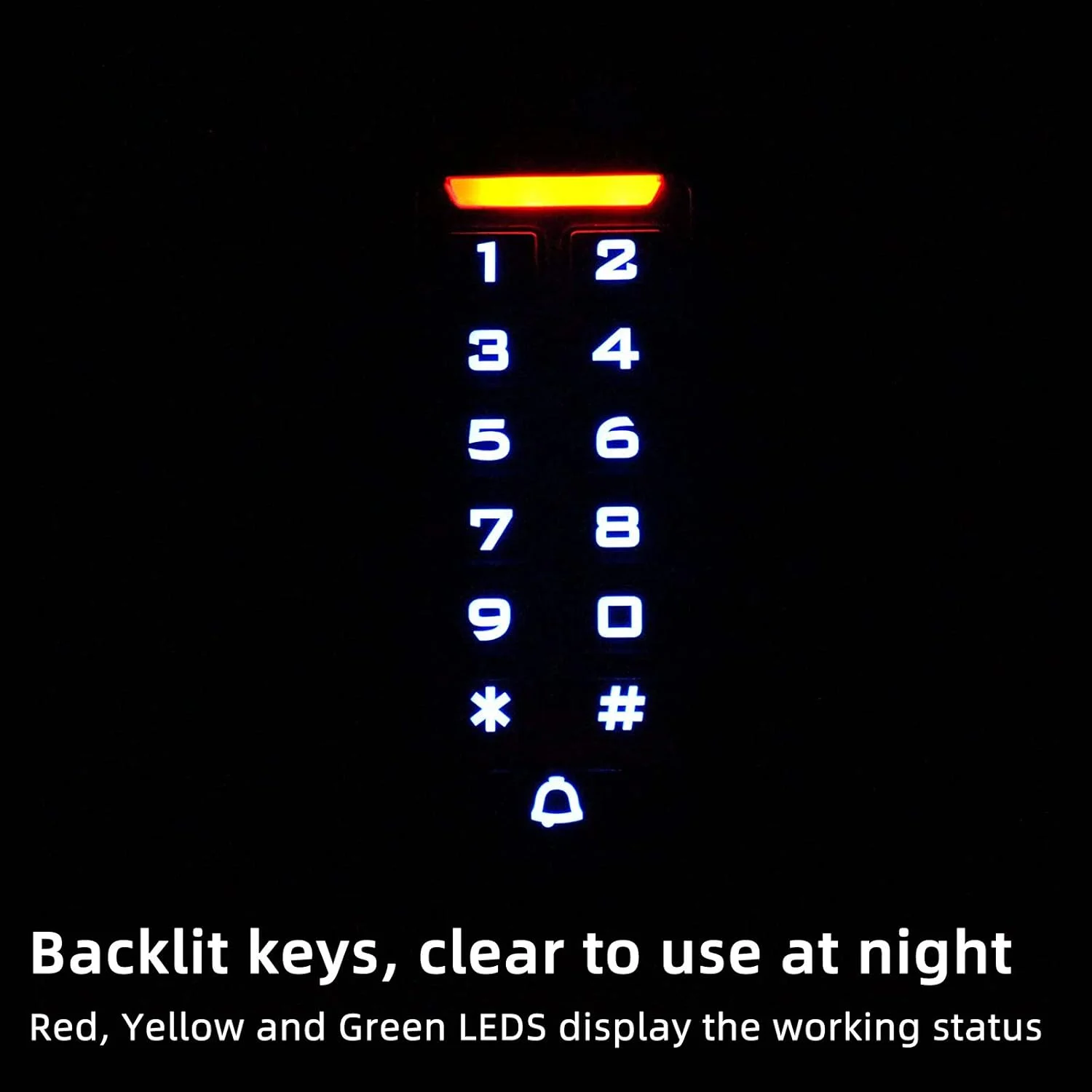 صفحه کلید کنترل دسترسی TIVDIO Retekess، صفحه کلید درب ضد آب IP68 با بدنه فلزی RFID 125KHz، صفحه کلید مستقل تک درب با 2000 کاربر برای فضای باز و داخلی ویگند 26 بیتی (نقره ای) صفحه کلید کنترل دسترسی TIVDIO Retekess، صفحه کلید درب ضد آب IP68 با بدنه فلزی RFID 125KHz، صفحه کلید مستقل تک درب با 2000 کاربر برای فضای باز و داخلی ویگند 26 بیتی (نقره ای)