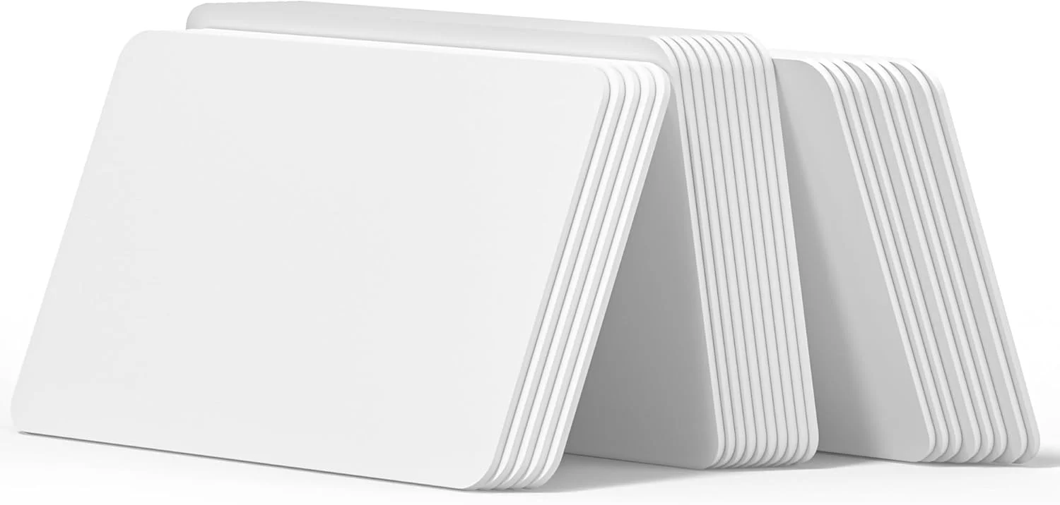 100 عدد کارت هوشمند RFID کلاسیک MIFARE 1K 13.56MHZ S50، کارت های M1 ISO14443A، کارت های RFID سفید قابل چاپ برای کنترل دسترسی، کارت های کلید هتل و غیره 100 عدد کارت هوشمند RFID کلاسیک MIFARE 1K 13.56MHZ S50، کارت های M1 ISO14443A، کارت های RFID سفید قابل چاپ برای کنترل دسترسی، کارت های کلید هتل و غیره