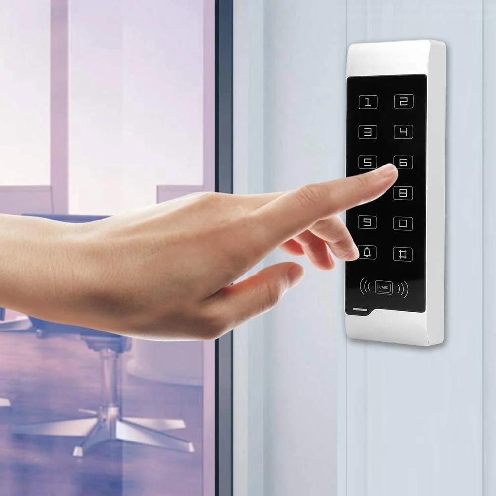 دو مجموعه سیگنال کنترل دسترسی امنیتی با کاربری آسان، کنترل دسترسی صفحه لمسی، درب کارت RFID، رمز عبور صفحه لمسی 116 برای کنترل دسترسی امنیتی دو مجموعه سیگنال کنترل دسترسی امنیتی با کاربری آسان، کنترل دسترسی صفحه لمسی، درب کارت RFID، رمز عبور صفحه لمسی 116 برای کنترل دسترسی امنیتی