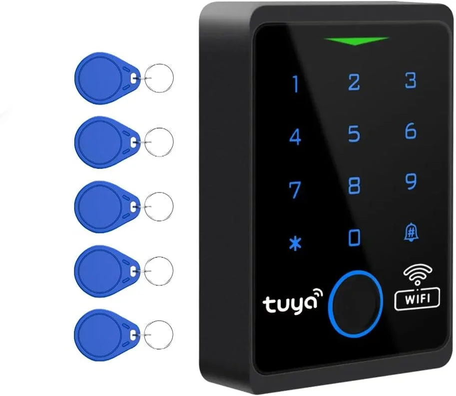 سیستم کنترل دسترسی هوشمند درب وای فای – برنامه Tuya | ضد آب IP66 | 1000 کاربر | باز کردن قفل با اثر انگشت، RFID، رمز عبور | مدل CF1 برای امنیت خانه و دفتر سیستم کنترل دسترسی هوشمند درب وای فای – برنامه Tuya | ضد آب IP66 | 1000 کاربر | باز کردن قفل با اثر انگشت، RFID، رمز عبور | مدل CF1 برای امنیت خانه و دفتر
