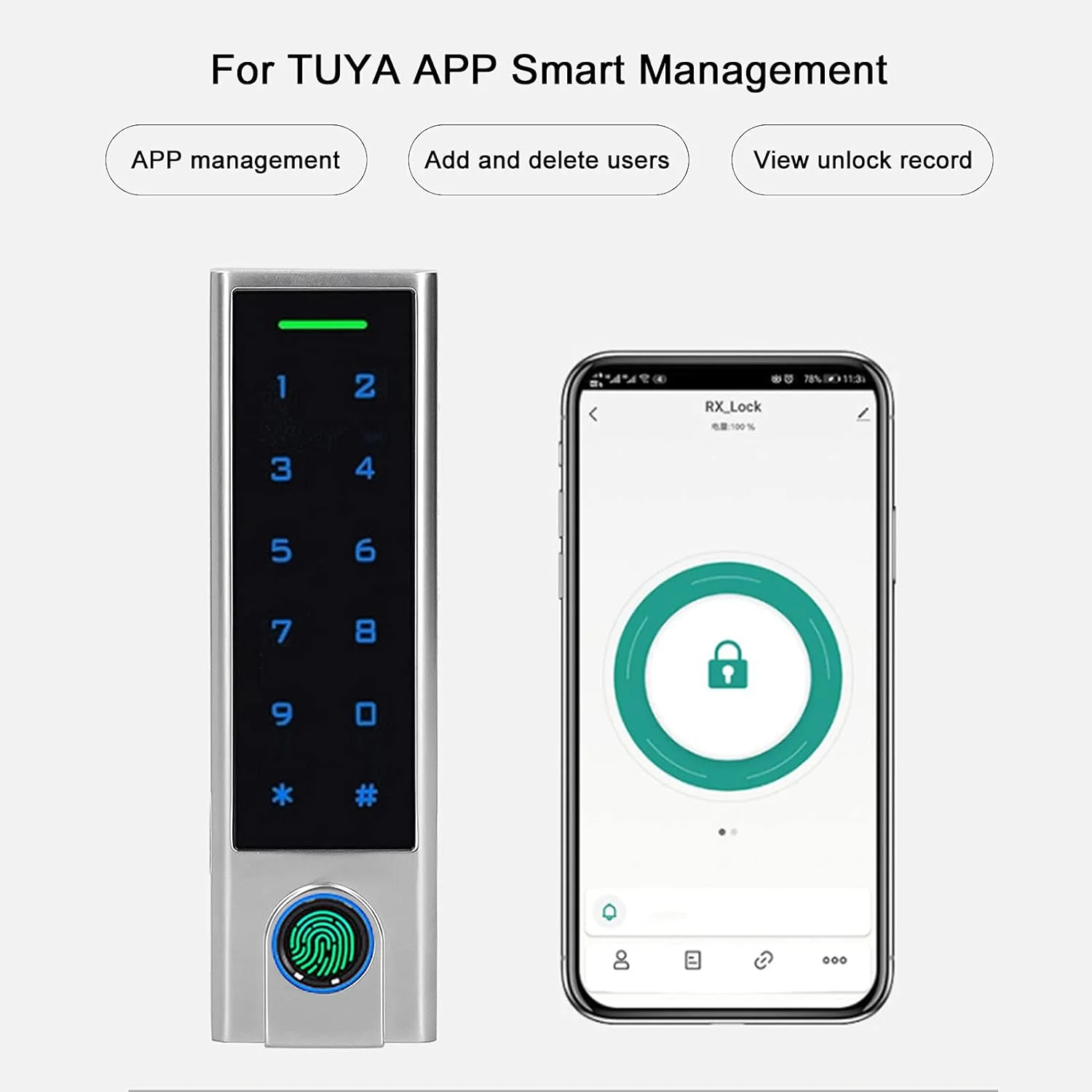 صفحه کلید کنترل دسترسی با نور پس زمینه برای ورود به درب صفحه کلید کنترل دسترسی با نور پس زمینه برای ورود به درب