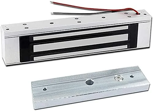 قفل درب مغناطیسی برقی تام ویژن با نیروی 280 کیلوگرم، منبع تغذیه 12 ولت و دکمه خروج درب برای سیستم کنترل دسترسی ویلا، آپارتمان و سیستم زنگ تصویری قفل درب مغناطیسی برقی تام ویژن با نیروی 280 کیلوگرم، منبع تغذیه 12 ولت و دکمه خروج درب برای سیستم کنترل دسترسی ویلا، آپارتمان و سیستم زنگ تصویری