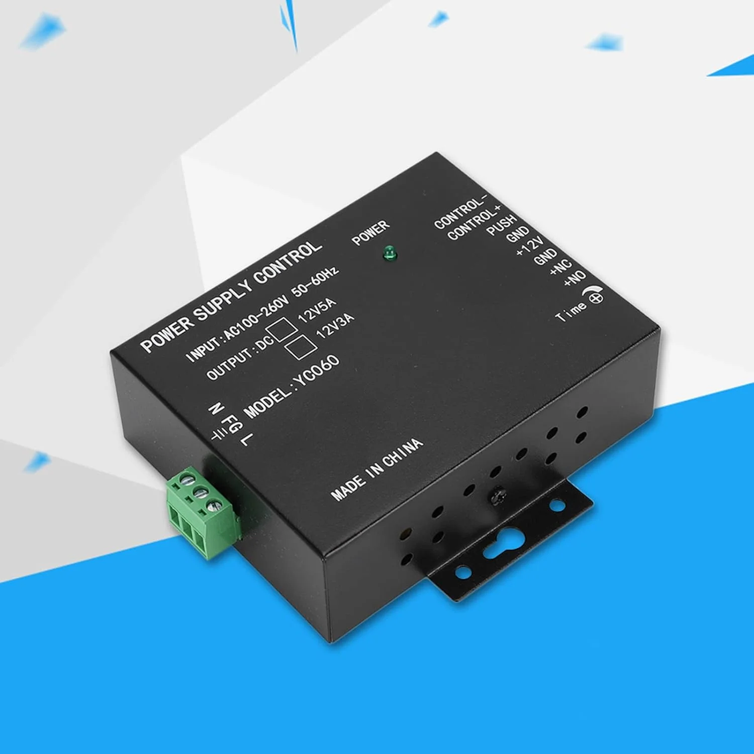 منبع تغذیه کنترل دسترسی با محافظت در برابر اتصال کوتاه، منبع تغذیه کنترل دسترسی، 12VDC / 5A، مناسب برای سیستم های کنترل دسترسی / سیستم های باز کردن قفل منبع تغذیه کنترل دسترسی با محافظت در برابر اتصال کوتاه، منبع تغذیه کنترل دسترسی، 12VDC / 5A، مناسب برای سیستم های کنترل دسترسی / سیستم های باز کردن قفل