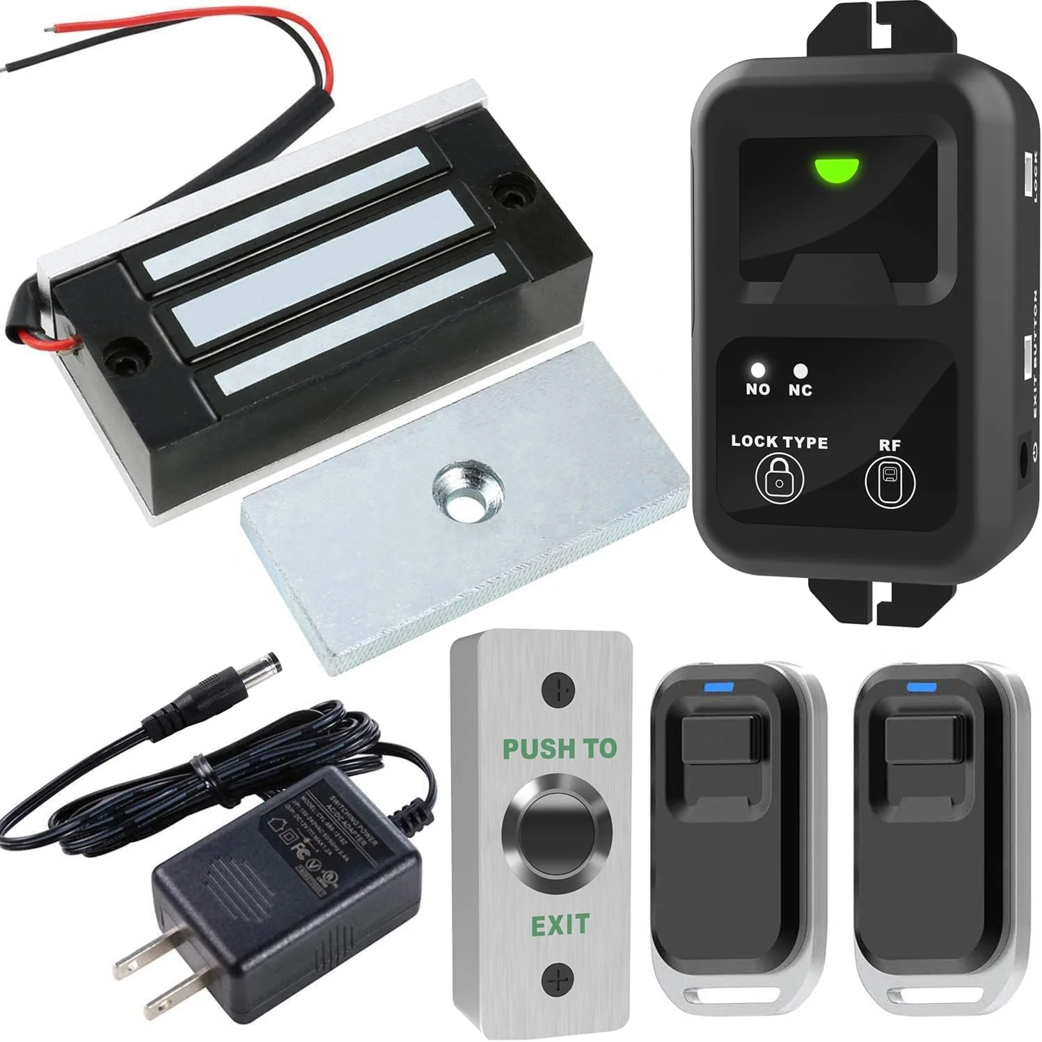 سیستم کنترل دسترسی UHPPOTE با قفل الکترومغناطیسی با نیروی 130 پوند و دکمه خروج از راه دور سیستم کنترل دسترسی UHPPOTE با قفل الکترومغناطیسی با نیروی 130 پوند و دکمه خروج از راه دور