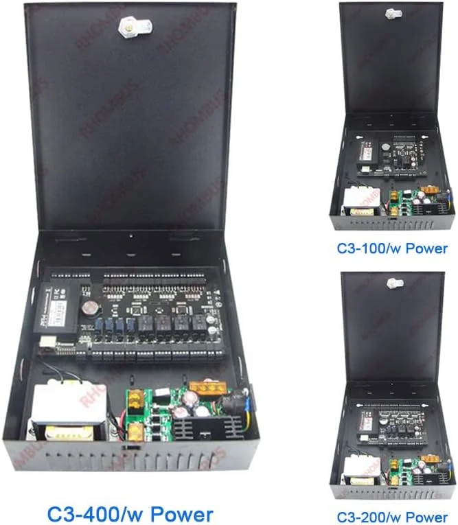 پنل کنترل دسترسی درب تحت شبکه ZKSoftware سری C3 به همراه منبع تغذیه (C3-400-W) پنل کنترل دسترسی درب تحت شبکه ZKSoftware سری C3 به همراه منبع تغذیه (C3-400-W)