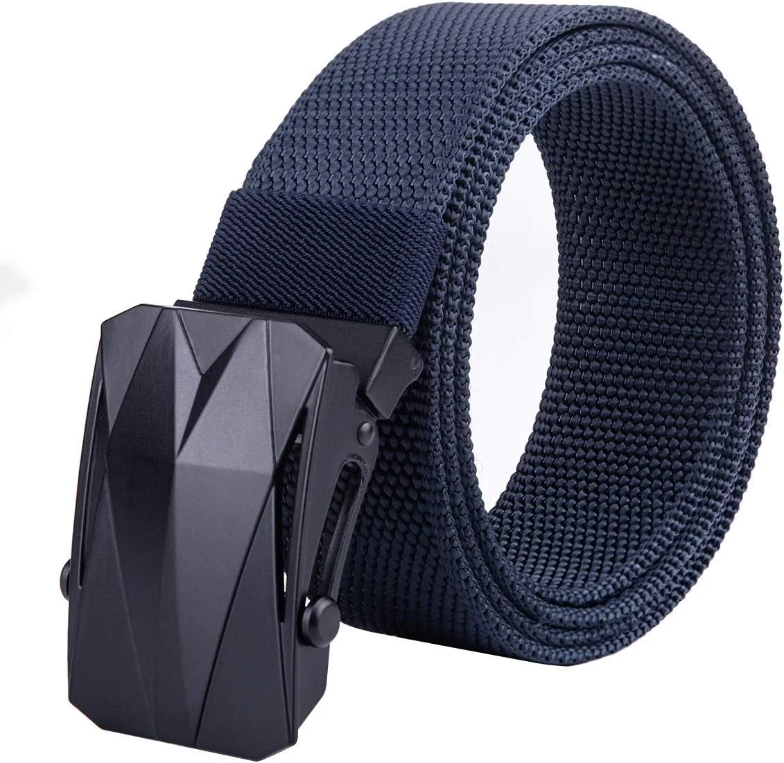 کمربند نایلونی مردانه Moonsix، کمربند نظامی تاکتیکی قابل تنظیم بدون سوراخ با سگک فلزی