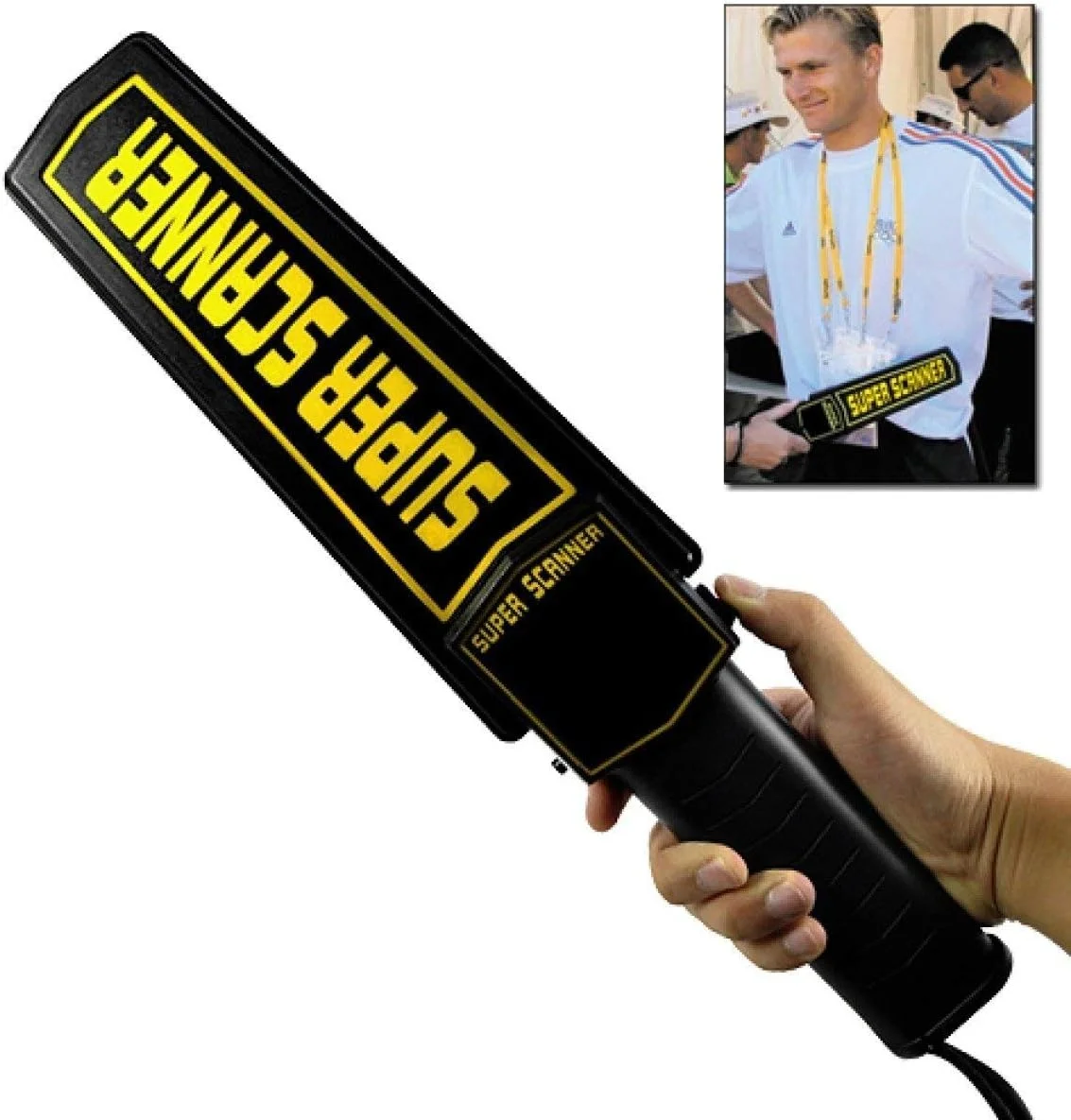 اسکنر فلزیاب دستی ساکار، تجهیزات هشدار نگهبانی (بسته 1 عددی).