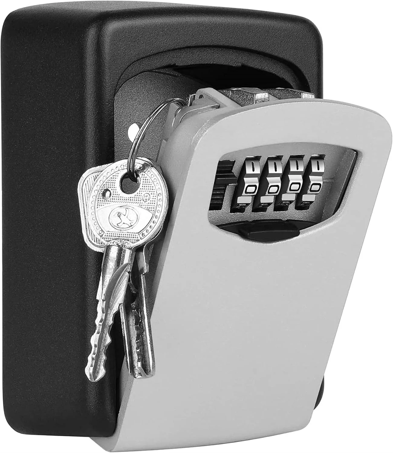 جعبه قفل کلید دیواری eWINNER با رمز عبور 4 رقمی، گاوصندوق کلید امنیتی برای نگهداری کلید ورود اضطراری منزل و اداره