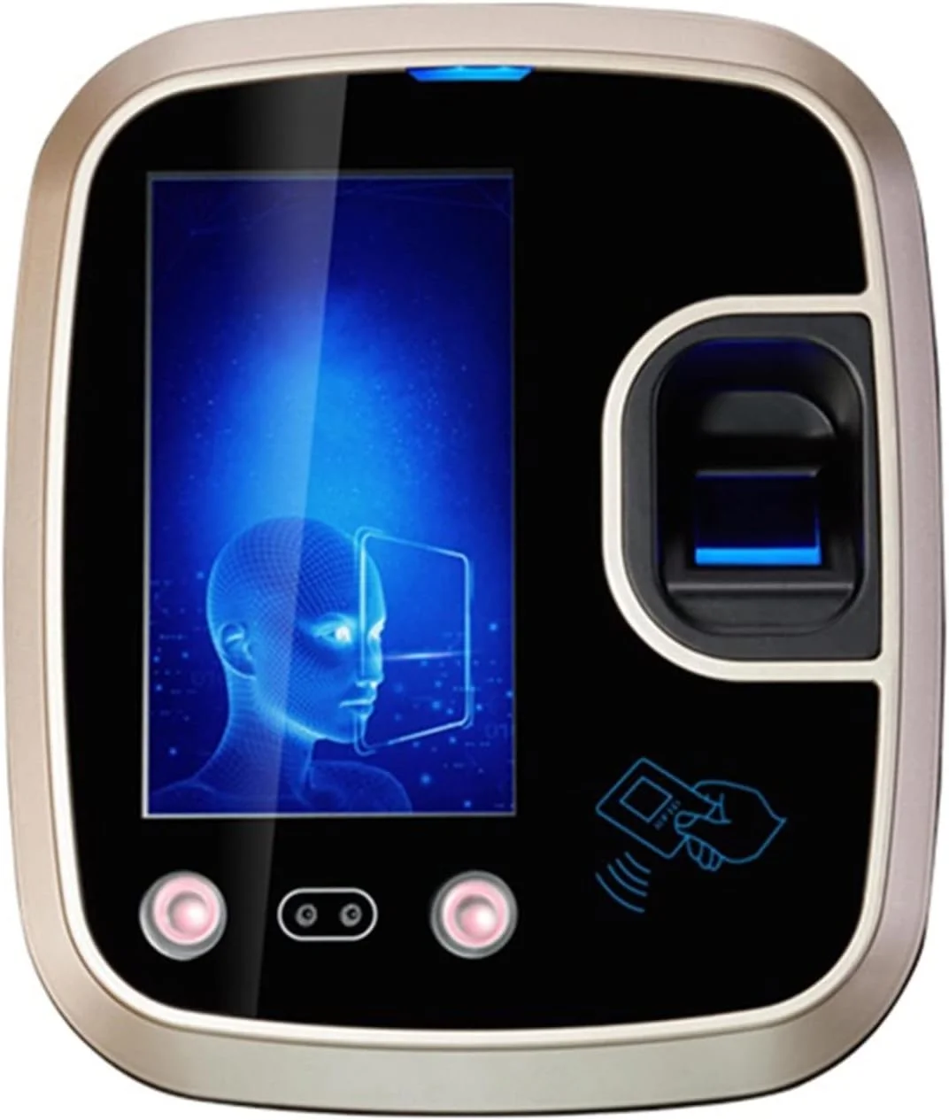 سیستم کنترل تردد درب با کارت RFID، اثر انگشت و تشخیص چهره بیومتریک USB TCP/IP WIFI برای تجهیزات الکترونیکی سازمانی و ساعت حضور و غیاب اداری