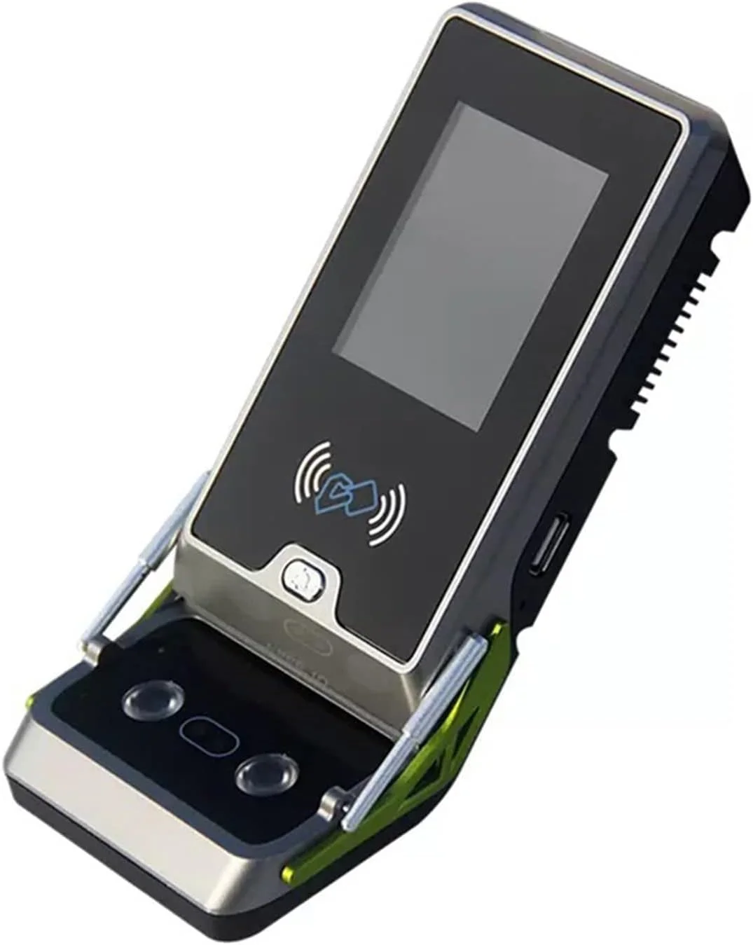 سیستم حضور و غیاب تشخیص چهره و کنترل دسترسی درب مدل KHHFFUH YXMY2020 ID-A2 به همراه کارتخوان RFID 125 کیلوهرتز برای حضور و غیاب کارکنان