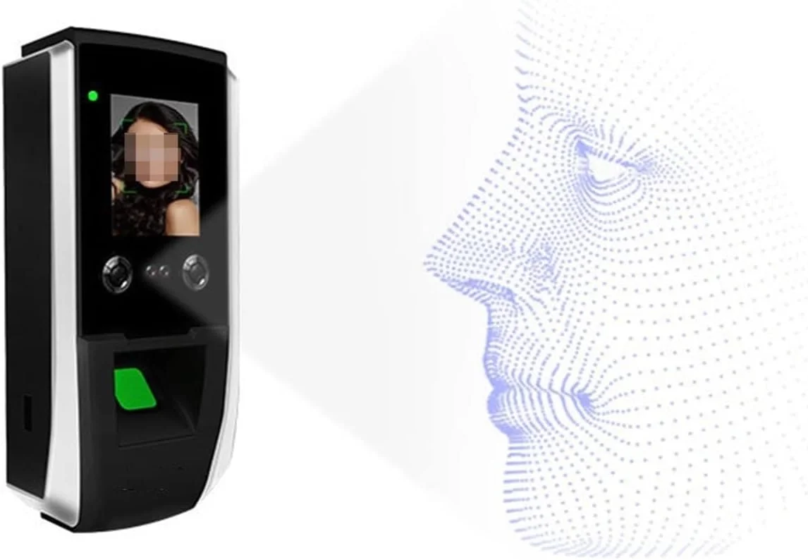 دستگاه حضور و غیاب تشخیص چهره و کارت پانچ تجهیزات الکترونیکی سازمانی با TCP/IP و کنترل دسترسی و ساعت