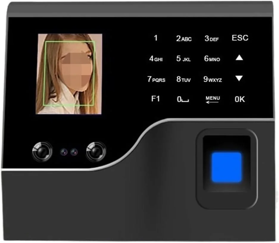 دستگاه کارت زنی تجهیزات الکترونیکی سازمانی KHHFFUH، تشخیص چهره پویا، قفل اثر انگشت، کنترل دسترسی هوشمند و دستگاه حضور و غیاب همه در یک