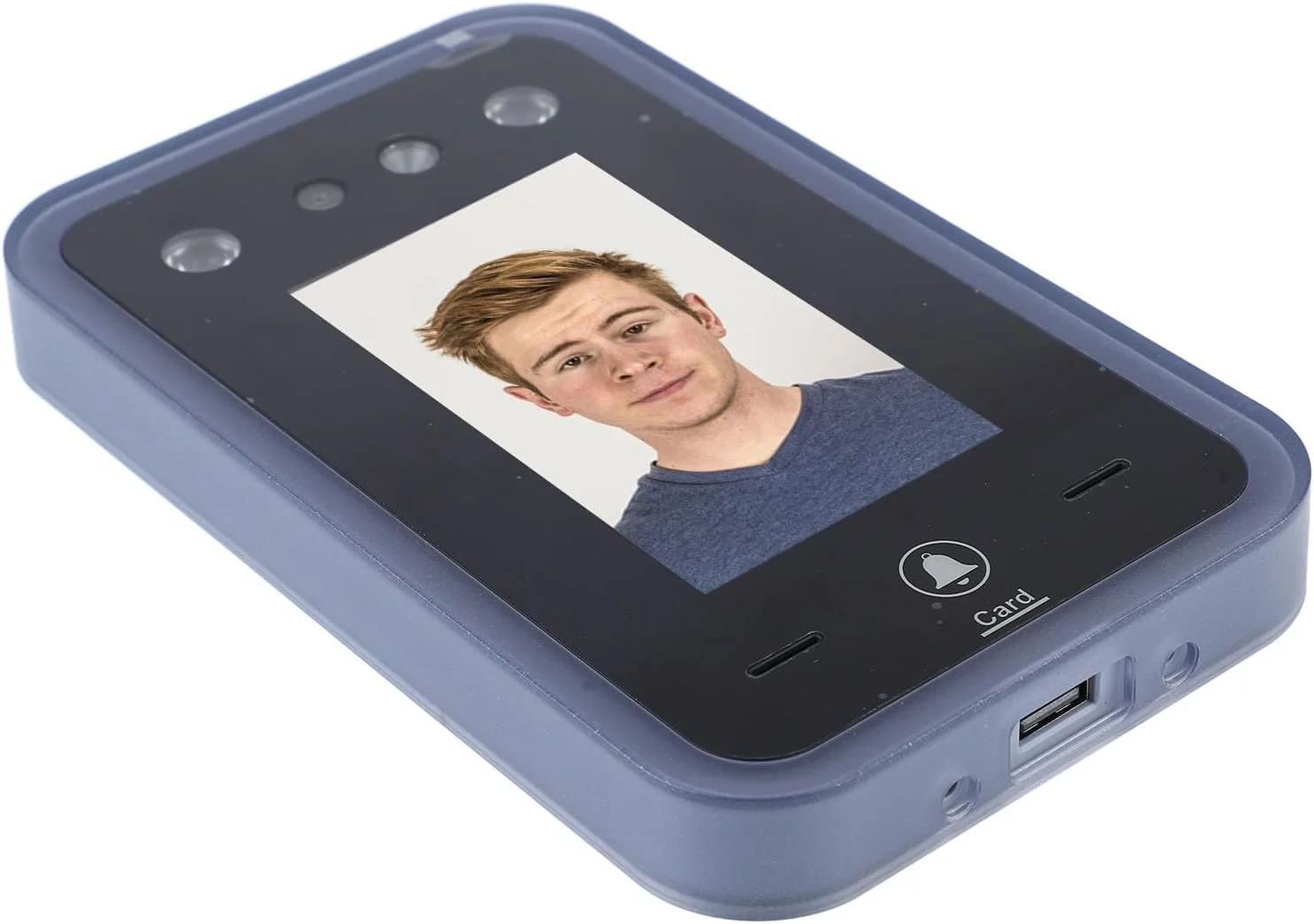 دستگاه حضور و غیاب تشخیص چهره - سیستم ساعت زنی تشخیص چهره پویا 4.3 اینچی با روش های مختلف احراز هویت