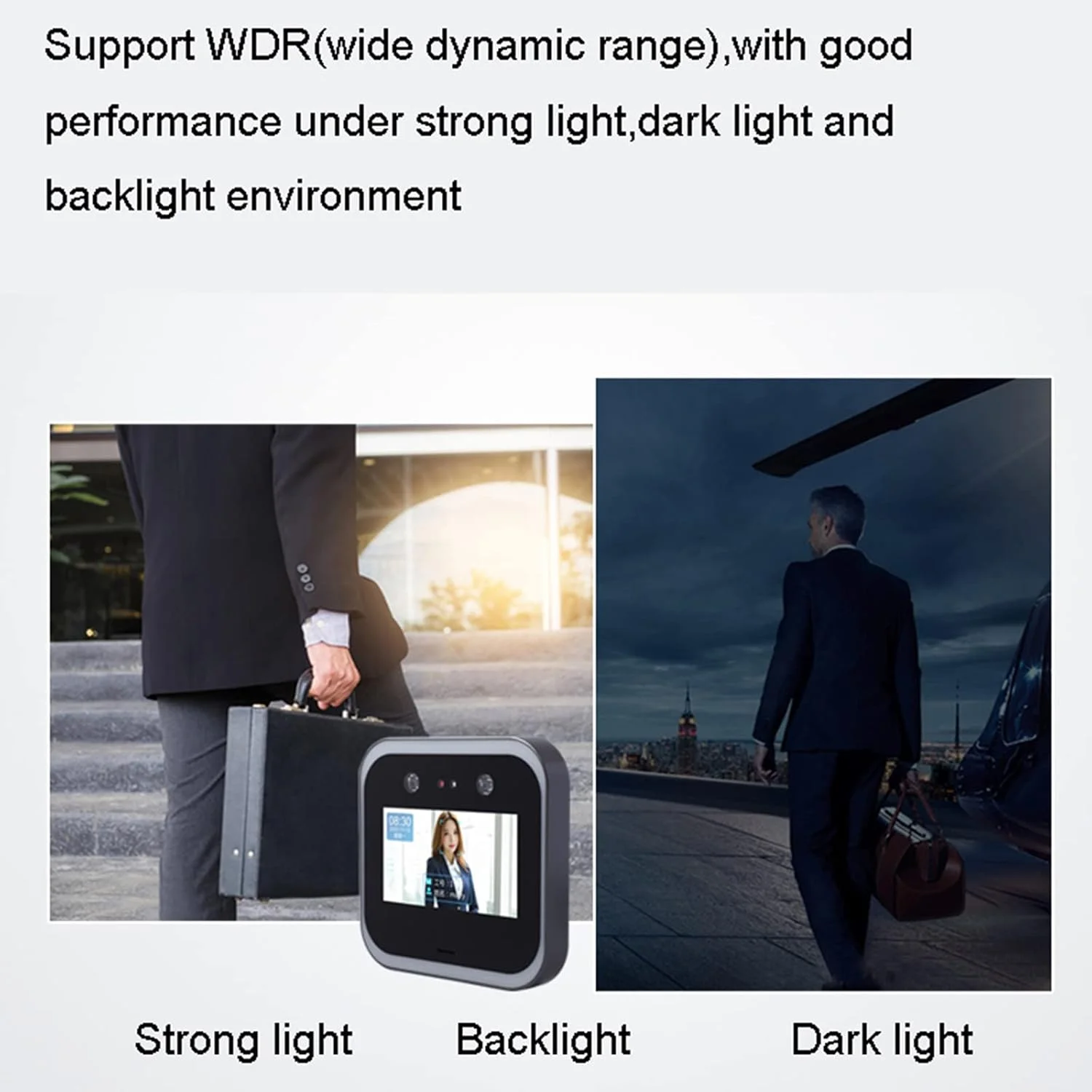 دستگاه ثبت ورود و خروج کارکنان USEBEM با تشخیص چهره، دستگاه حضور و غیاب برای کسب و کارهای کوچک، دستگاه کنترل تردد هوشمند با تشخیص چهره پویا