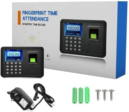 دستگاه حضور و غیاب اثر انگشتی NP، دستگاه هوشمند ثبت تردد، دستگاه بررسی حضور و غیاب با رمز عبور، دستگاه ثبت ورود و خروج کارمندان، صفحه نمایش 2.4 اینچی LCD