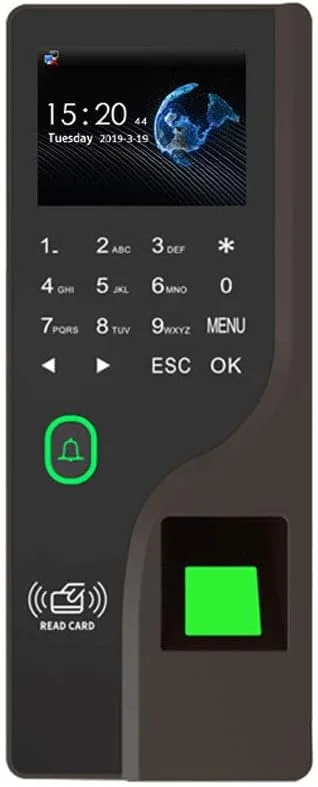 دستگاه حضور و غیاب اثر انگشتی CRONY FC-B104 با قابلیت باز کردن درب از راه دور با اپلیکیشن و مدیریت نرم افزاری و ثبت زمان دستگاه حضور و غیاب اثر انگشتی CRONY FC-B104 با قابلیت باز کردن درب از راه دور با اپلیکیشن و مدیریت نرم افزاری و ثبت زمان